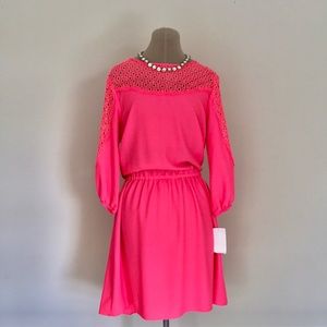 Gibson Latimer Neon Hot Pink Dress Size Medium